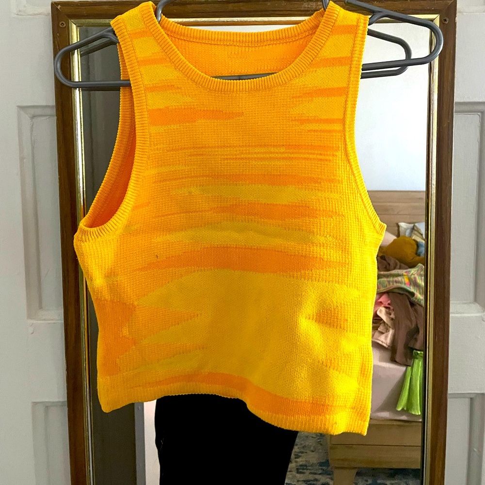 Two colorful tank tops